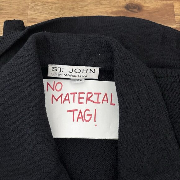 St. John Knit Dress Gold Tone Buttons Women’s Sz 6 Career Old Money Capsule - Picture 13 of 16